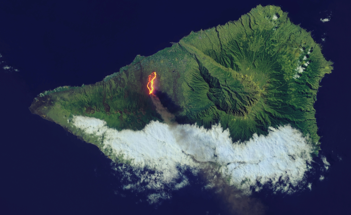 La erupción del volcán de Cumbre Vieja